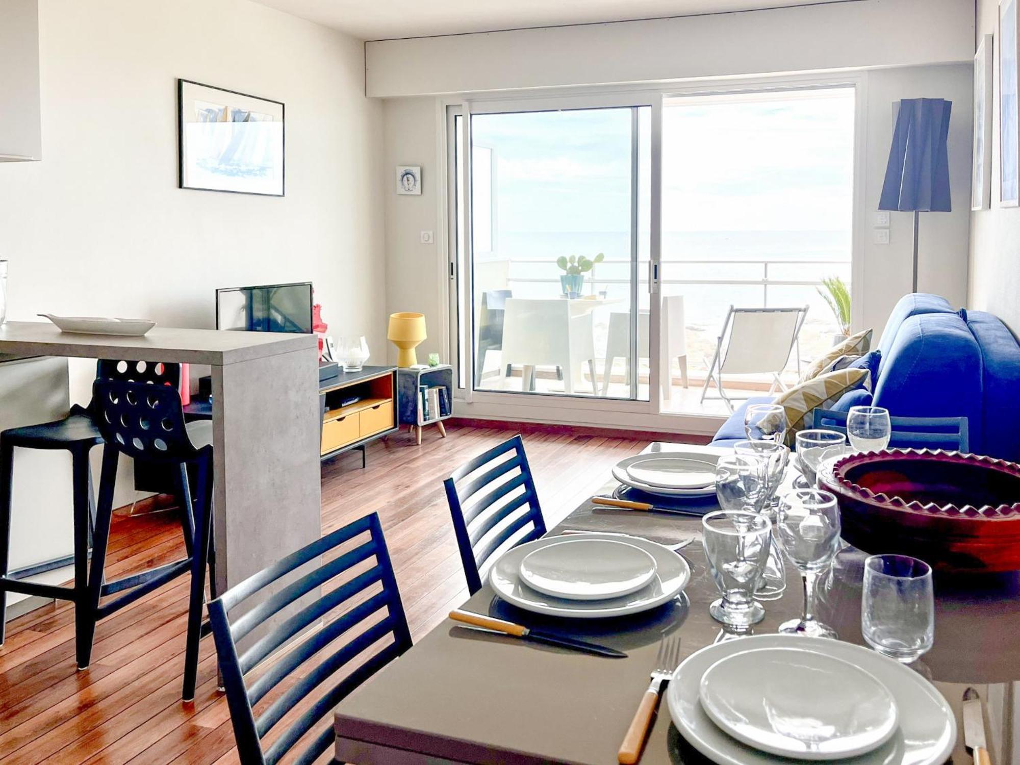 Appartement Les Pieds Dans Leau Acces Direct Sur La Cote Sauvage - 2 Pers เลส์ซาบล์-โดล็อนน์ ภายนอก รูปภาพ